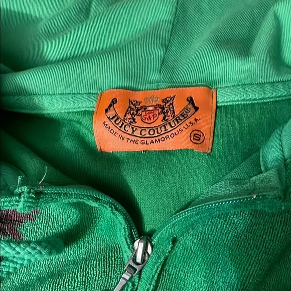 Vintage Juicy Couture Vibrant Green Terrycloth Set - Picture 7 of 7